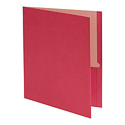 Red Pocket Folder Clipart - Folder Clip Art