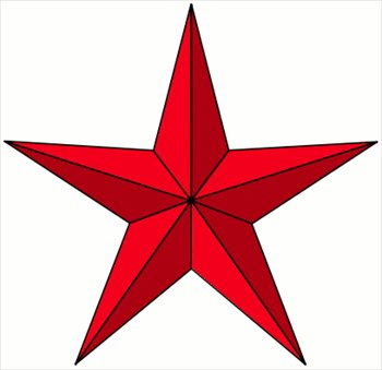 red-pointy-star ... - Star Clipart Free