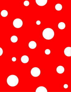 Red polka dot clip art - ClipartFest