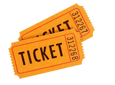 Red Raffle Tickets Clipart .