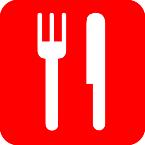 Red restaurant clip art at vector clip art