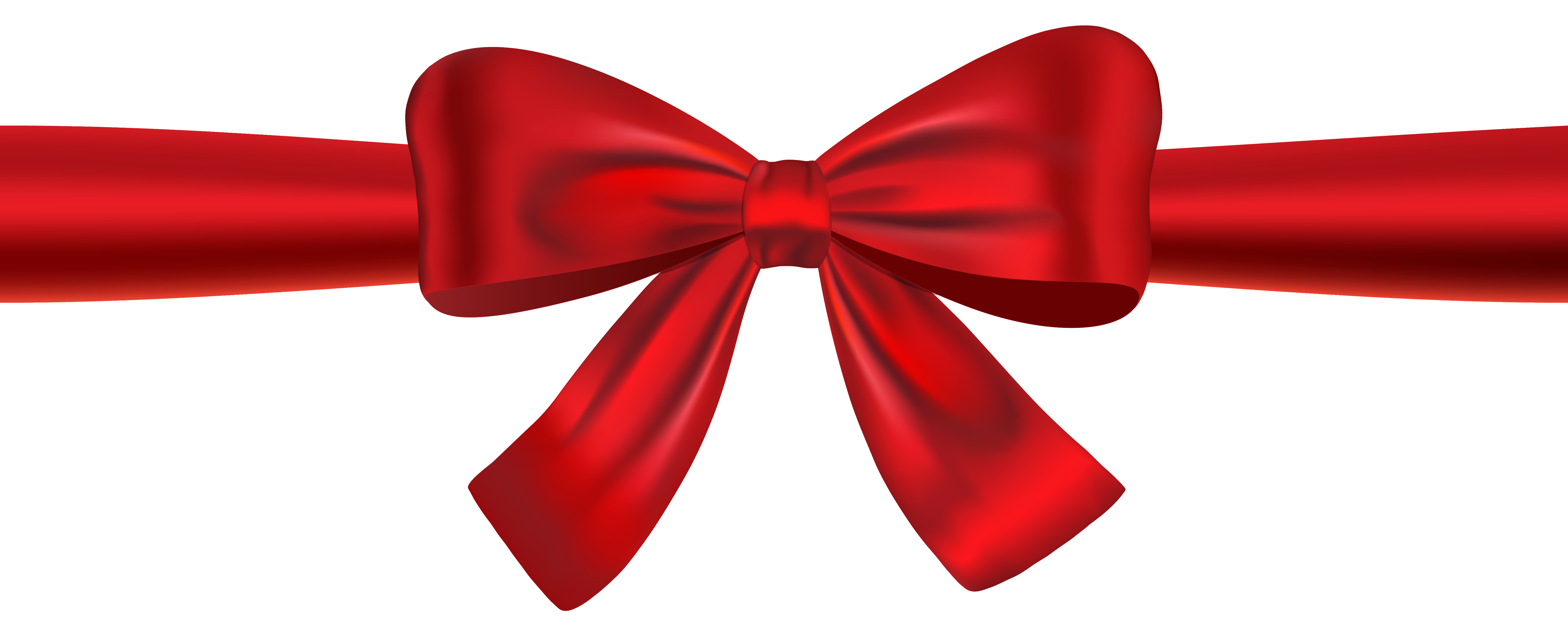 Red ribbon and bow clipart . - Red Bow Clip Art