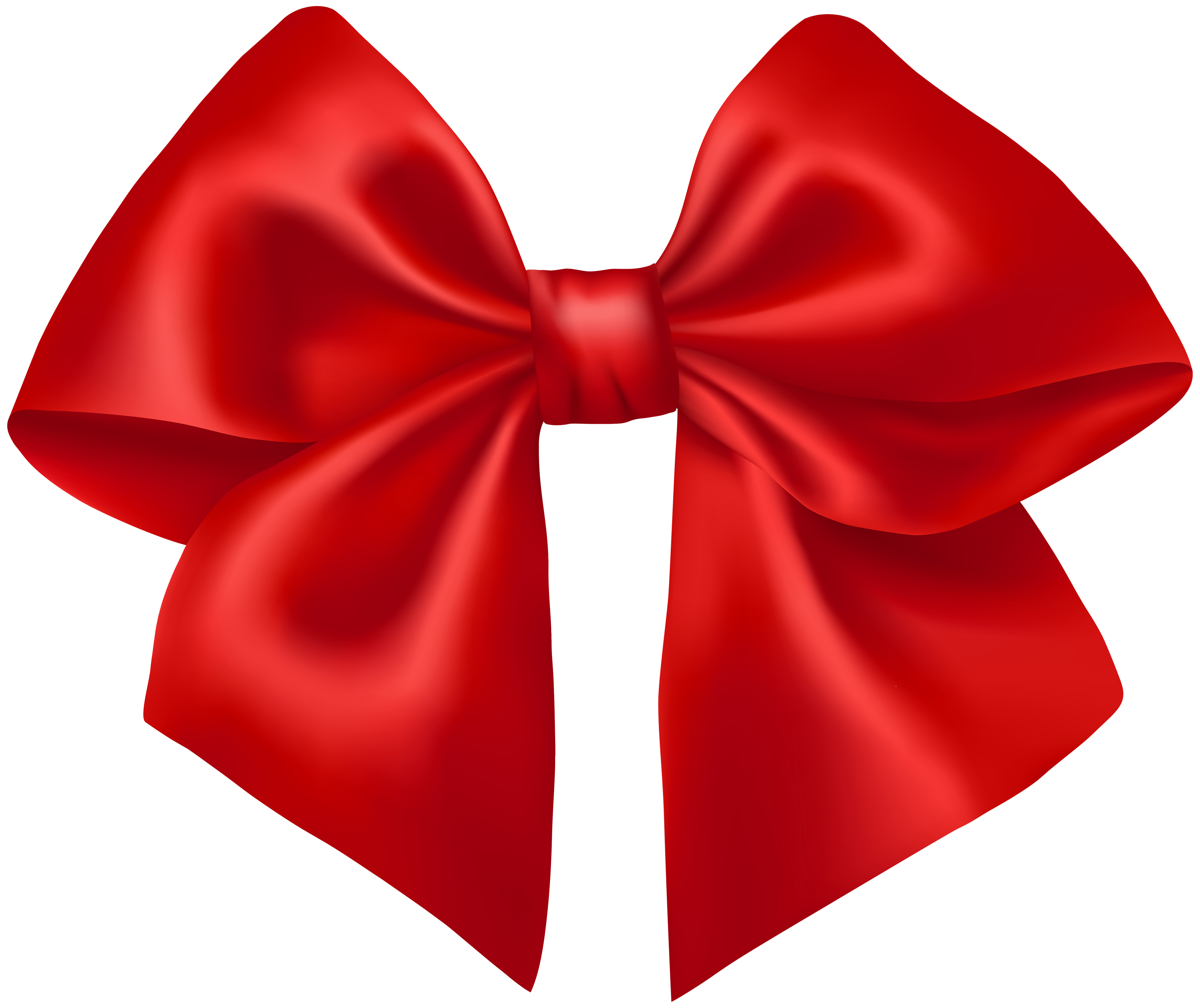 Red Christmas Bow Clip Art