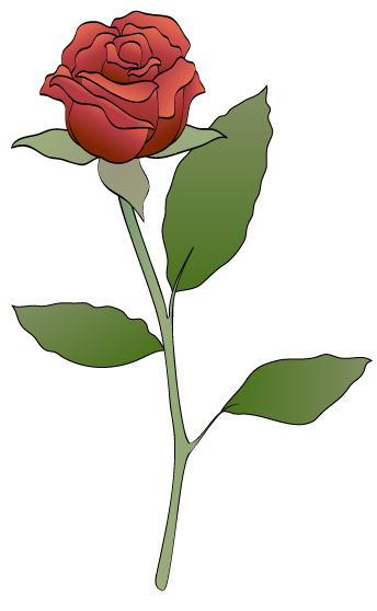 Red roses, Clip art and Roses - Red Rose Clipart
