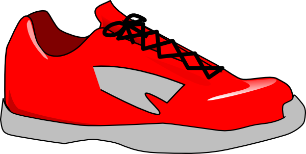 Red Shoe Clip Art At Clker Co - Clipart Of Shoes