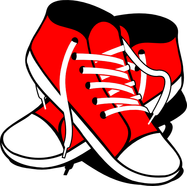 Red Sneakers Clipart