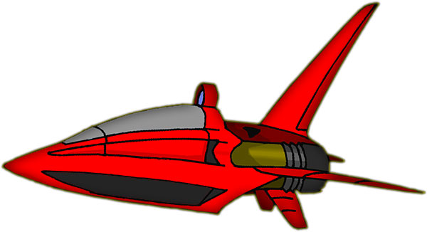 red space craft - Space Ship Clip Art