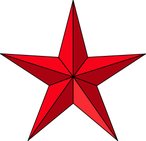 Red Star Clip Art - Red Star Clipart