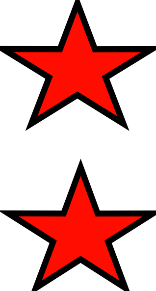 Red Star clip art - vector cl