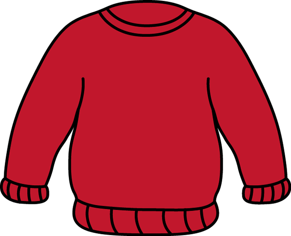 Red Sweater - Sweater Clip Art