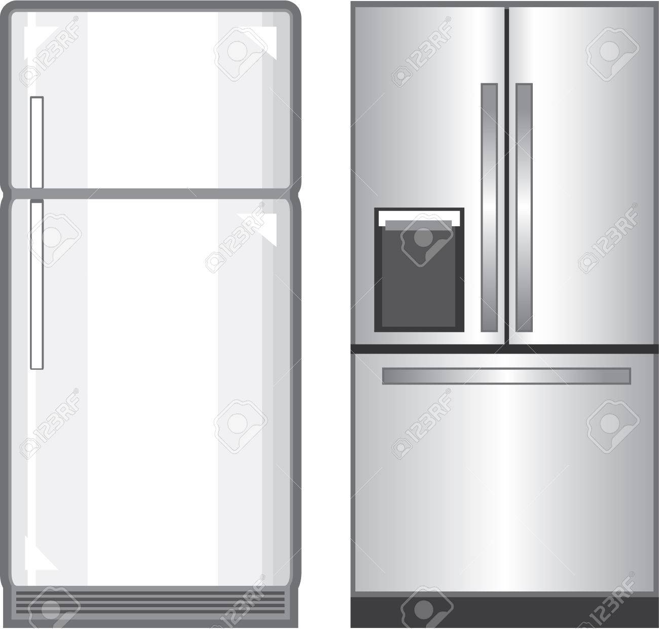 Refrigerator illustration clip-art image vector Stock Vector - 69966275