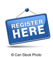 ... register here sign - regi - Registration Clipart