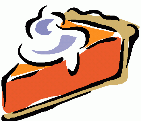 Regular Clip Art Food Snacks  - Pumpkin Pie Clipart