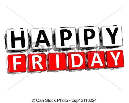 Its Happy Friday Clipart #1