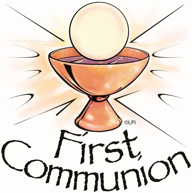 Brown Holy Communion Clipart 