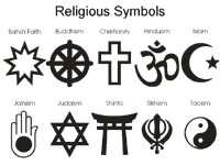 Christian Symbols Clip Art. R