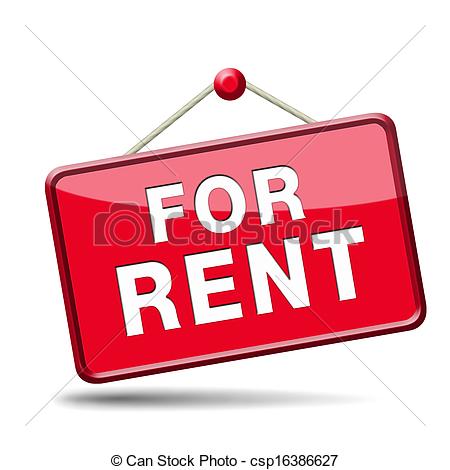 for rent sign - csp16386627
