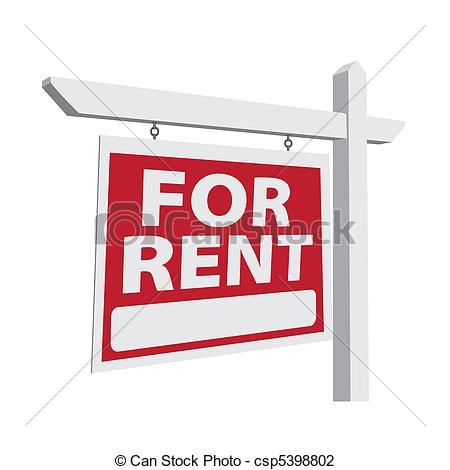 For Rent Vector Real Estate Sign