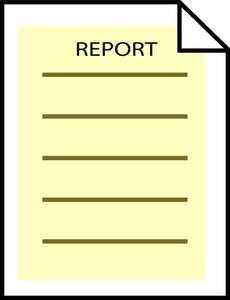 report clipart