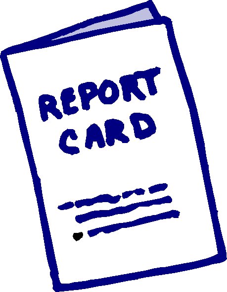 Report Card Clipart