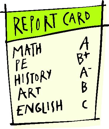 REPORT CARDS ALREADY!