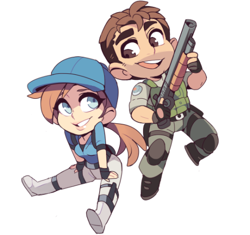 BSAA members are drawn by an adorable style! I canu0027t believe they come from  a legendary survival horror franchise!
