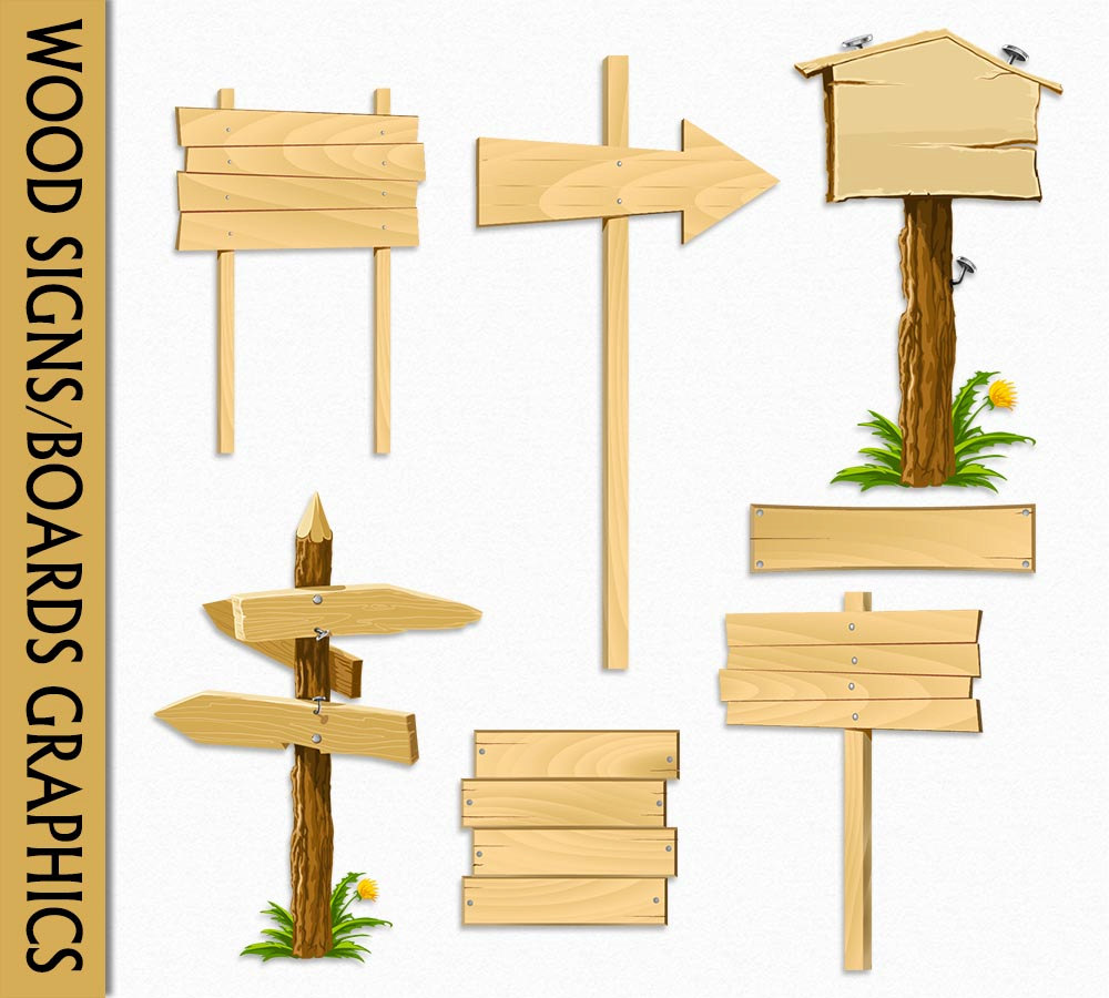 Wood Sign Clipart - Clipart .