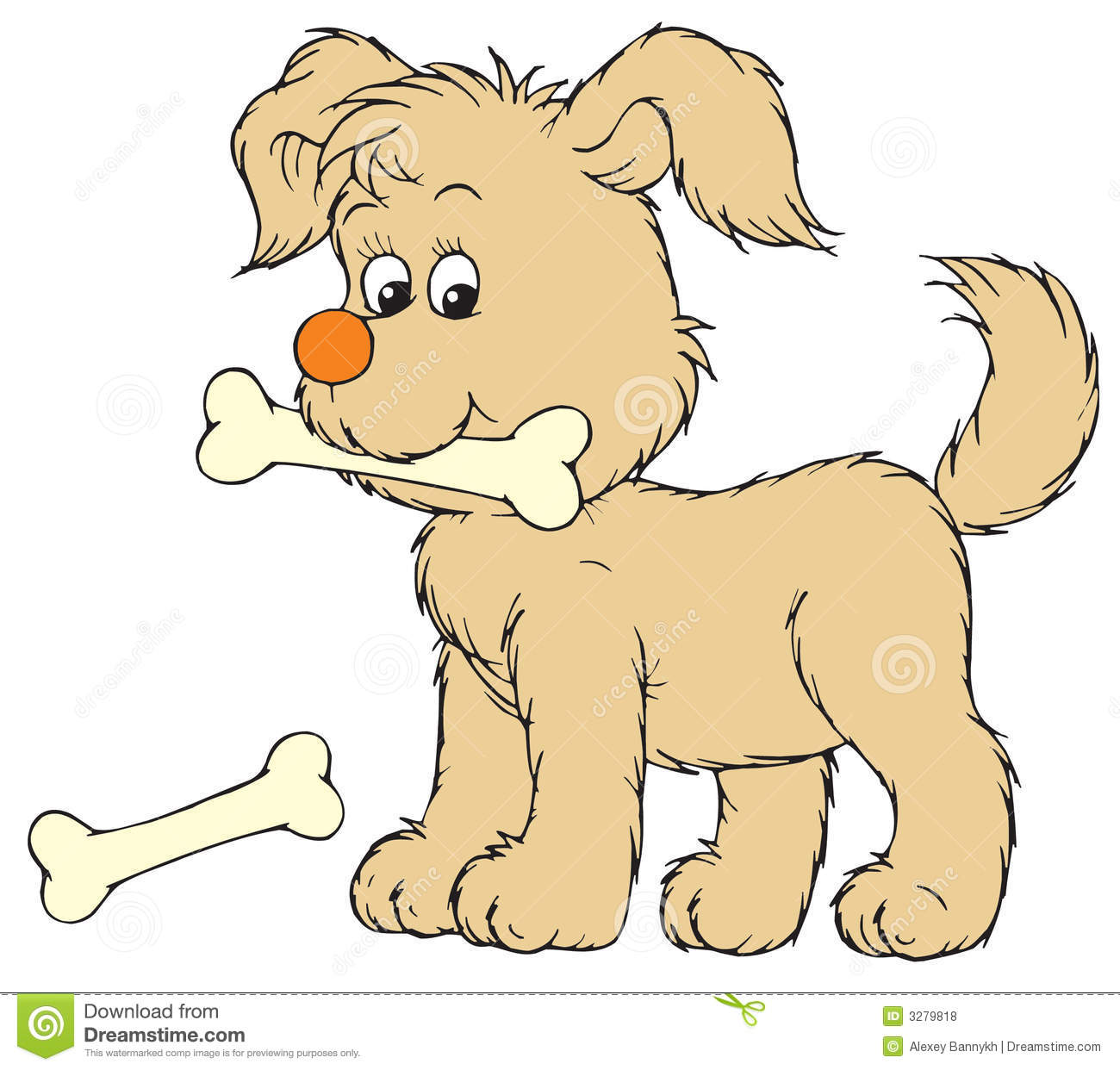 Puppies Playing Clipart #1