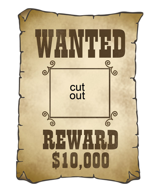 Resolution 500x625 . - Wanted Clipart