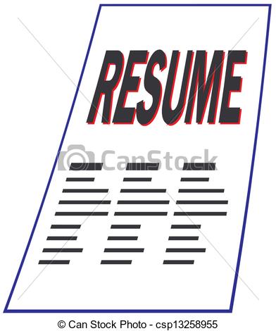 ... Resume and magnifying gla