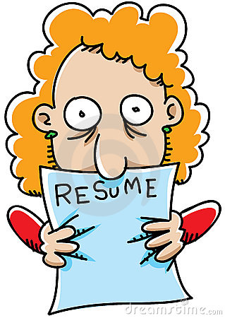 Resume Looking At Clipart #1
