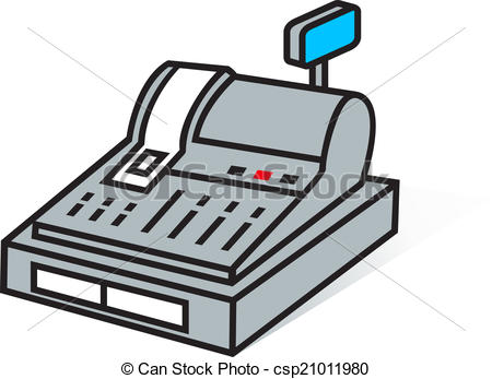 cash register sign - csp21011980