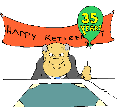 Retirement clip art 4