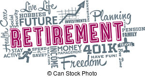 Retirement Planning Word Collage - Retirement planning word.