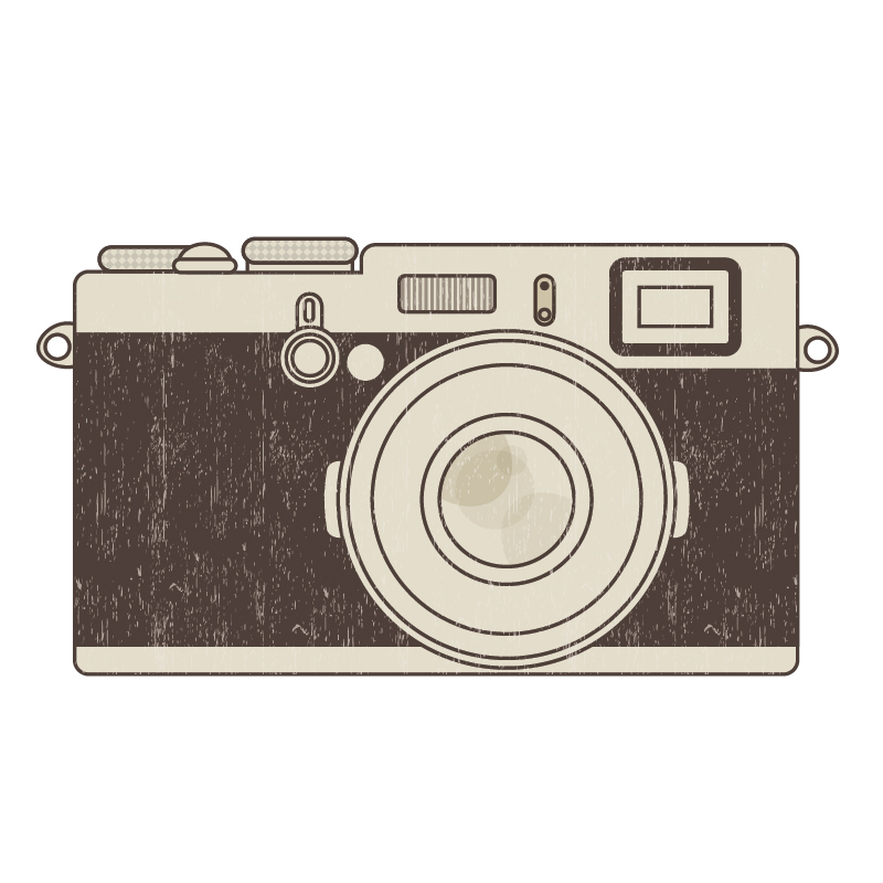 Retro Shabby Photo Camera Cli - Vintage Camera Clipart