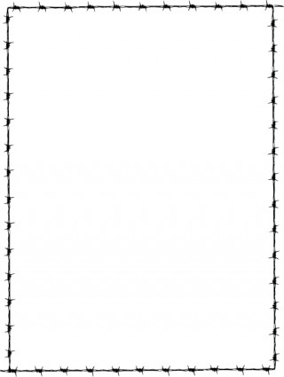 Revans Barbed Wire Border clip art Vector clip art - Free vector