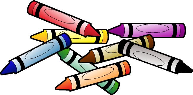 (RF) Coloring Clipart ... crayons