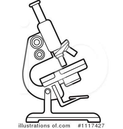 (RF) Microscope Clipart . - Microscope Clip Art