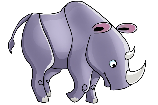 rhinoceros anima. Size: 64 Kb