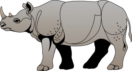 Rhinoceros - Rhinoceros Clipart