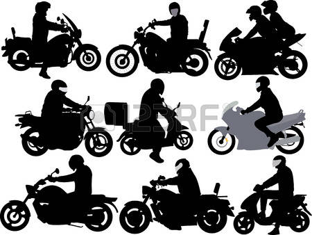 motorcycle riders Illustration