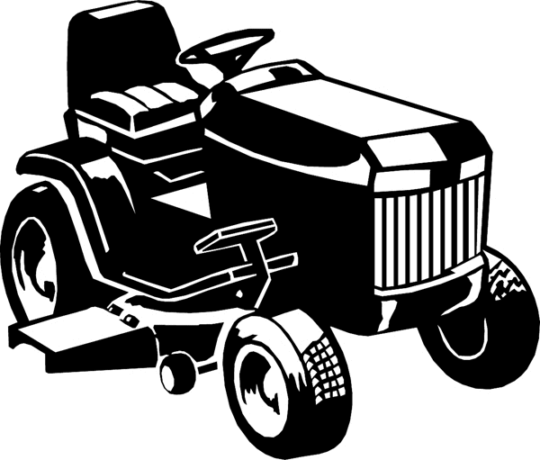 Riding Lawn Mower Clip Art 5 - Lawnmower Clipart