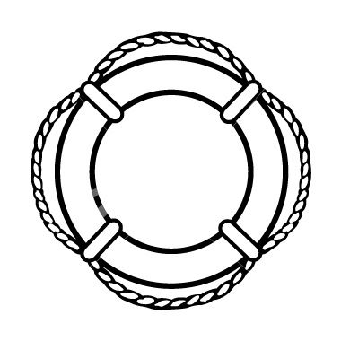 ring nautical clipart - Life Preserver Clip Art