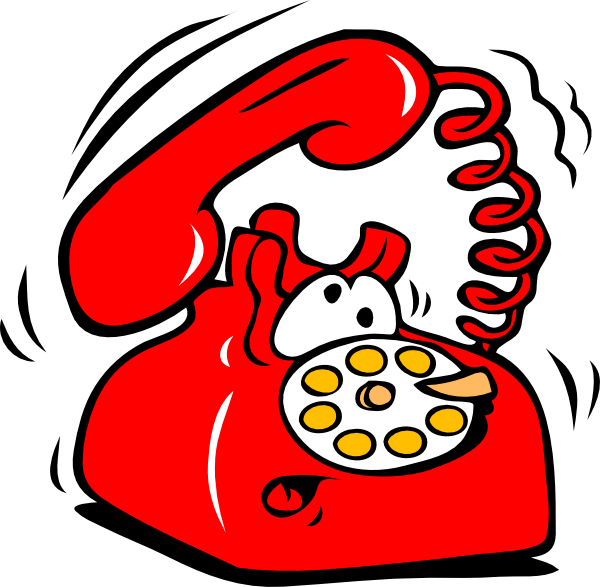 Ringing Phone Clip Art At Clk - Clipart Telephone