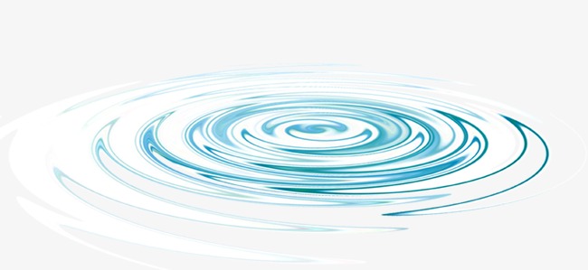 Abstract blue circular water 