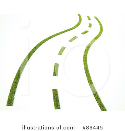 Royalty-Free (RF) Road Clipart Illustration #86445 by Mopic