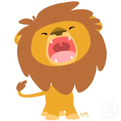roaring lion clipart