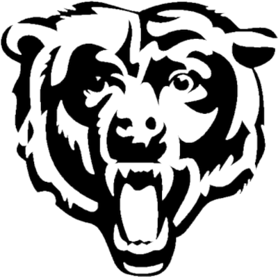 Roaring Bear Alternate Logo - Chicago Bears Clip Art