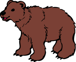 Roaring bear clipart free clipart images