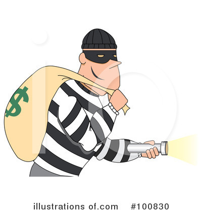 Robber clip art 5